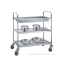 Round Tube Collecting Kettle Trolley Kitchen Cart